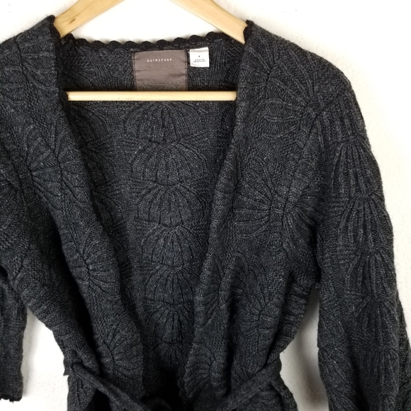 Anthropologie Guinevere Wool Blend Scallop Sweater - Picture 2 of 5